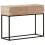 VidaXL vidaXL Solid Mango Wood Console Table Natural Cane Hall Desk for Under Mirror 5
