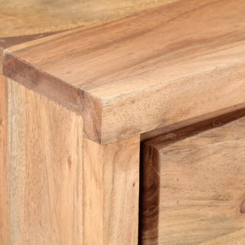 VidaXL vidaXL Solid Acacia Wood Console Table with Live Edges Accent Desk Living Room 1