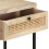 VidaXL vidaXL Solid Mango Wood Console Table Natural Cane Hall Desk for Under Mirror 6
