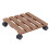 VidaXL vidaXL Pflanzenroller 2 Stk. Braun 30x30x7,5 cm WPC 2