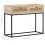 VidaXL vidaXL Solid Mango Wood Console Table Natural Cane Hall Desk for Under Mirror 7