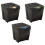 VidaXL vidaXL Stapelbare Mülleimer 3 Stk. Anthrazit 75 L 3