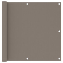 vidaXL Balkon-Sichtschutz Taupe 90x600 cm Oxford-Gewebe