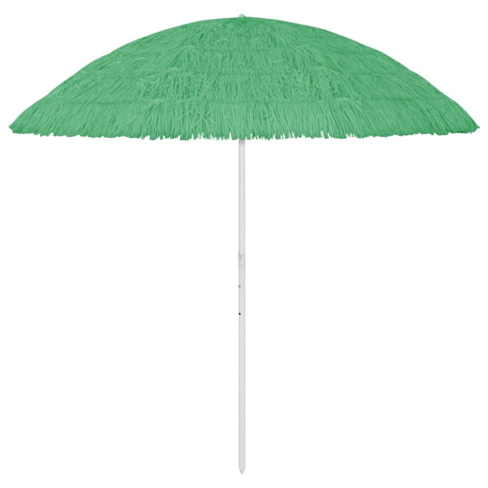 vidaXL Hawaii Beach Umbrella Green 300 cm Patio Parasol Sunshade Sun Shelter