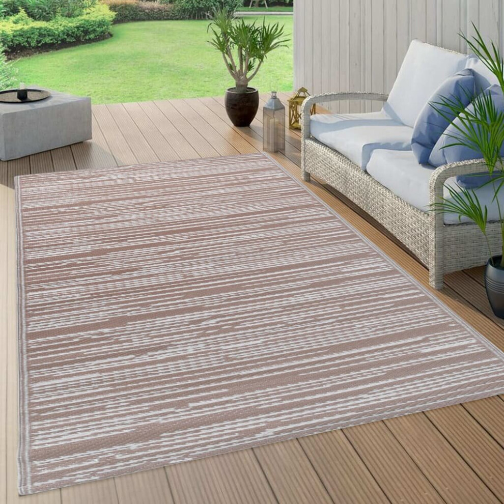 Outdoor Carpet Brown 120x180 cm PP