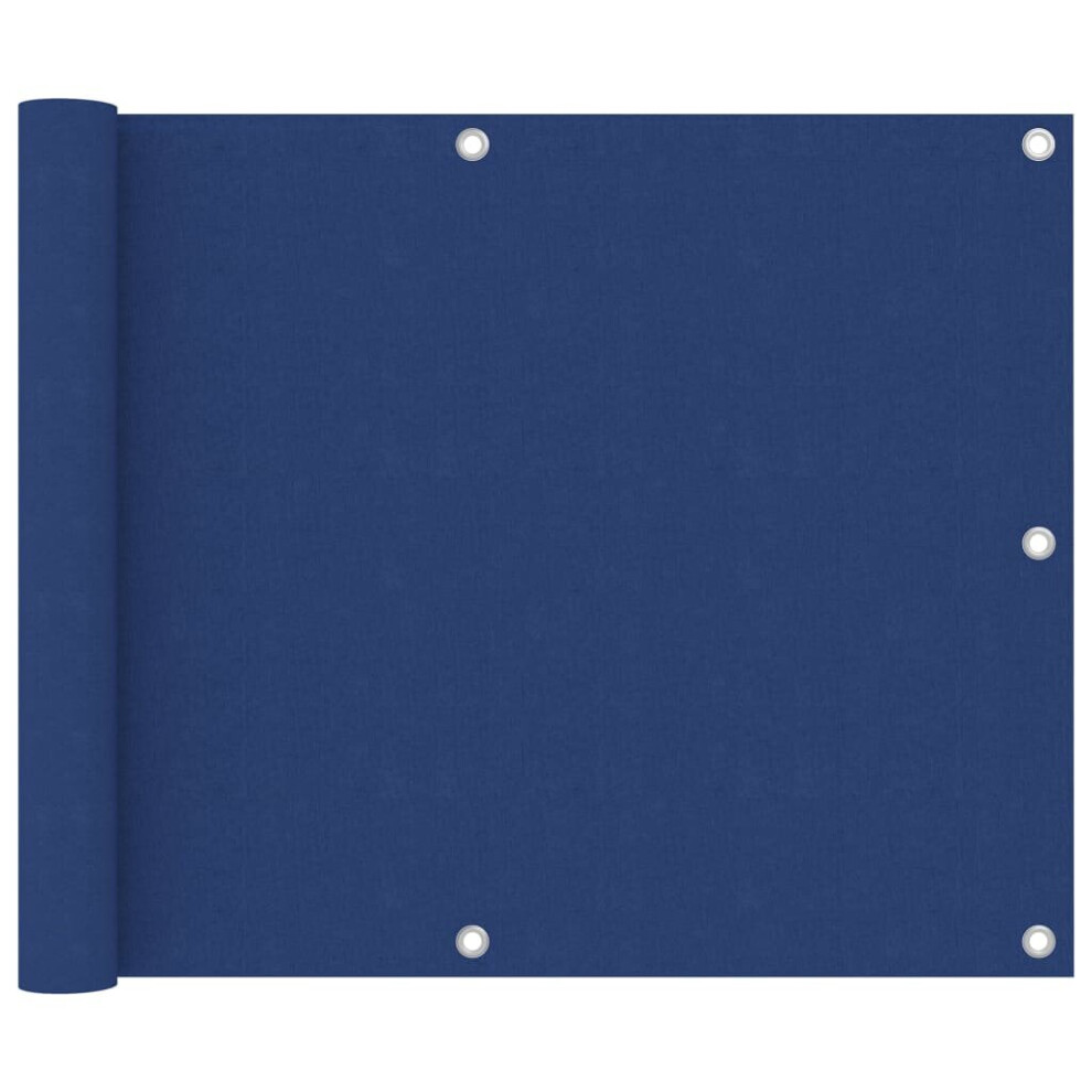 Vidaxl Balcony Screen Blue 75X300 Cm Oxford Fabric Protective Privacy Fence