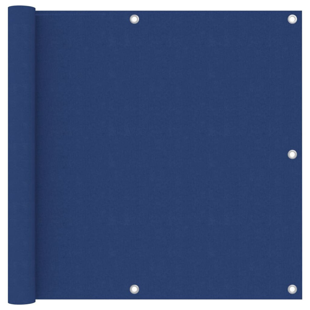 Vidaxl Balcony Screen Blue 90X600 Cm Oxford Fabric Protective Privacy Fence