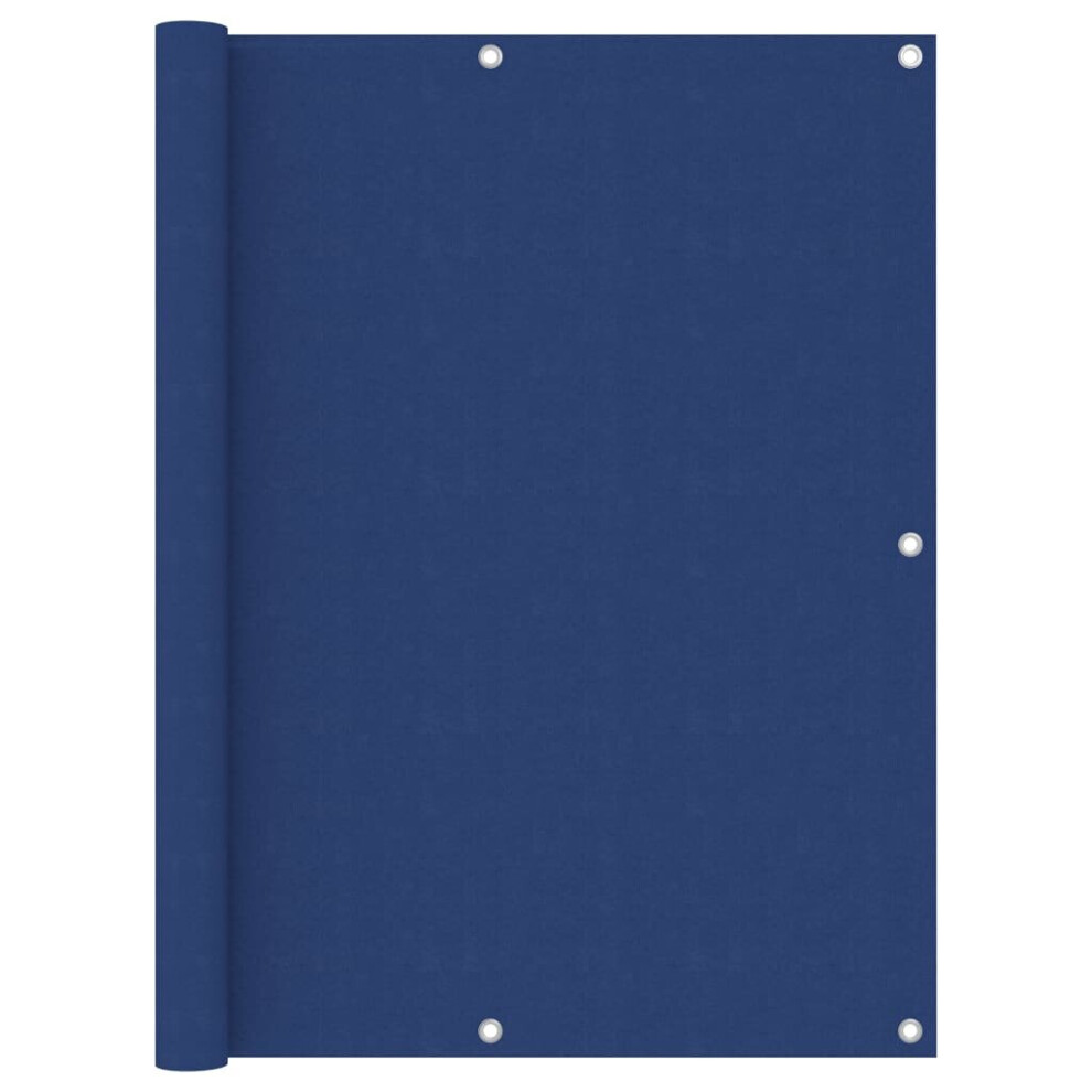 Vidaxl Balcony Screen Blue 120X500 Cm Oxford Fabric Protective Privacy Fence