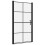 VidaXL Shower Doors Tempered Glass 100x178 cm Black 2