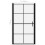VidaXL Shower Doors Tempered Glass 100x178 cm Black 5