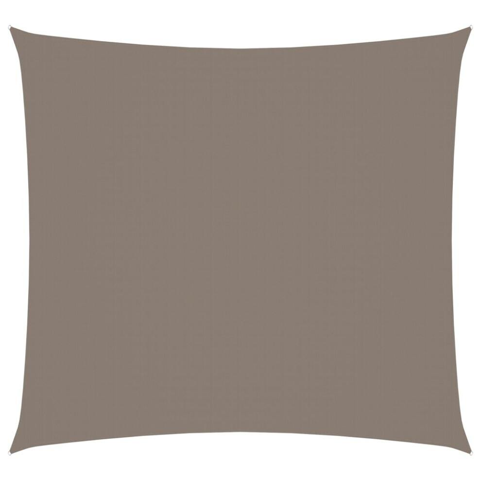 Vidaxl Sunshade Sail Oxford Fabric Square 6X6 M Taupe Patio Shade Sunscreen