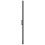 VidaXL Shower Doors Tempered Glass 100x178 cm Black 4