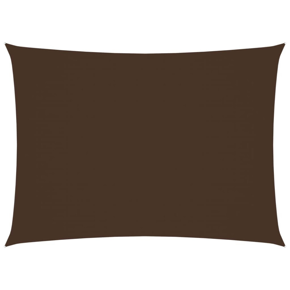 Sunshade Sail Oxford Fabric Rectangular 4x5 m Brown