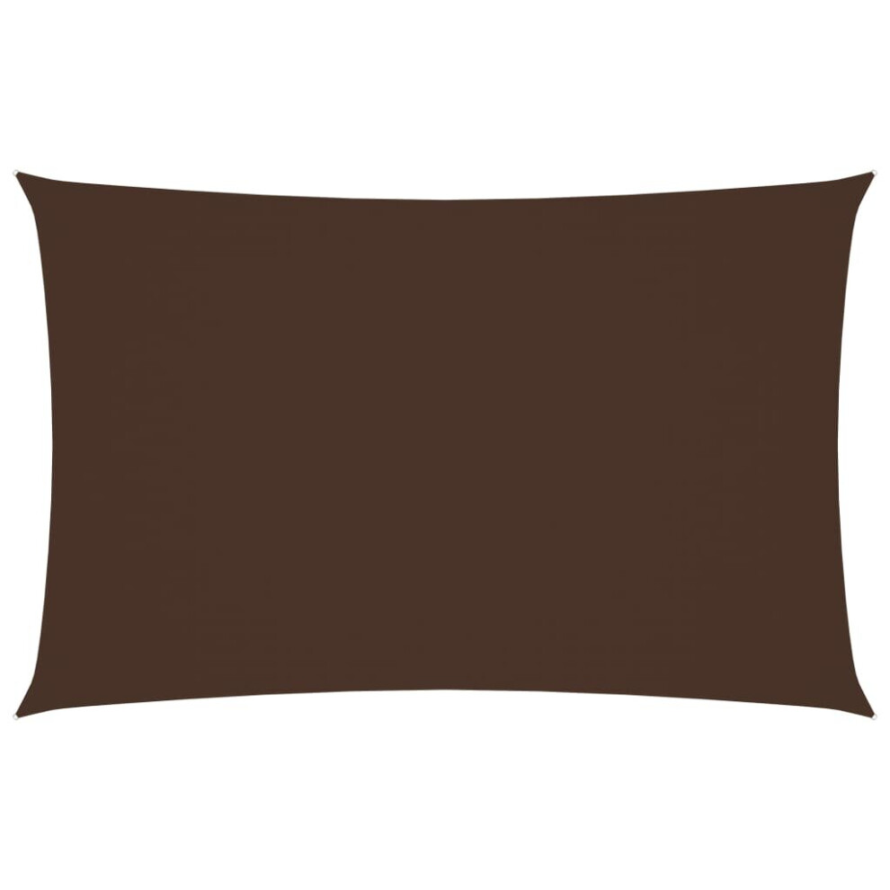 Sunshade Sail Oxford Fabric Rectangular 5x8 m Brown