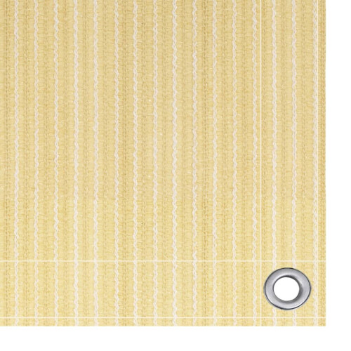 VidaXL vidaXL Balkon-Sichtschutz Beige 75x500 cm HDPE 2