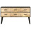 VidaXL vidaXL Solid Mango Wood Sideboard Wooden Home Organiser Storage Side Cabinet 3