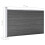 VidaXL vidaXL Zaunelement Set WPC 353x105 cm Schwarz 11