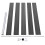 VidaXL vidaXL Zaunelement Set WPC 353x105 cm Schwarz 6