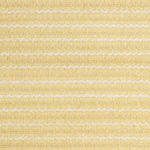 VidaXL vidaXL Balkon-Sichtschutz Beige 75x500 cm HDPE 1