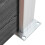 VidaXL vidaXL Zaunelement Set WPC 353x105 cm Schwarz 8