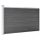 VidaXL vidaXL Zaunelement Set WPC 353x105 cm Schwarz 4