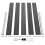 VidaXL vidaXL Zaunelement Set WPC 353x105 cm Schwarz 5