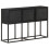 VidaXL vidaXL Solid Mango Wood Sideboard Storage Cupboard Wooden Side Carved Cabinet 1
