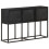 VidaXL vidaXL Solid Mango Wood Sideboard Storage Cupboard Wooden Side Carved Cabinet 8