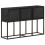 VidaXL vidaXL Solid Mango Wood Sideboard Storage Cupboard Wooden Side Carved Cabinet 10