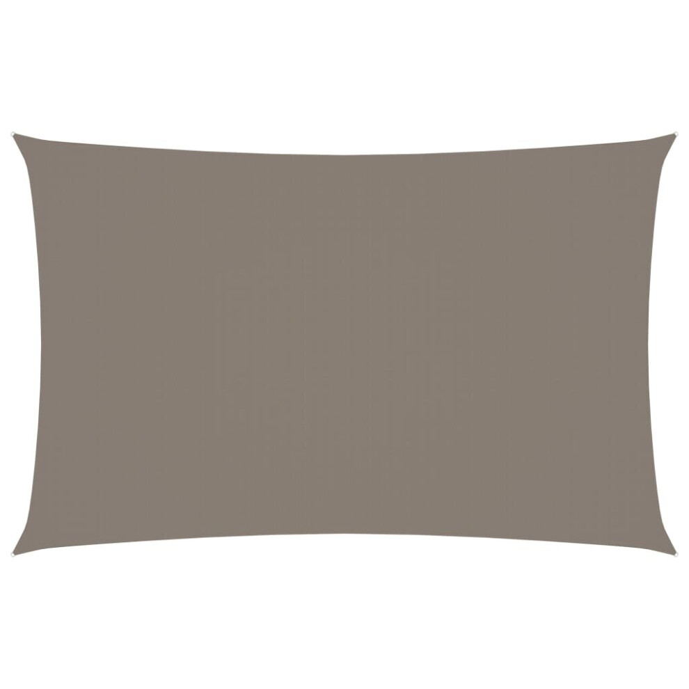 Sunshade Sail Oxford Fabric Rectangular 4x7 M Taupe