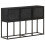 VidaXL vidaXL Solid Mango Wood Sideboard Storage Cupboard Wooden Side Carved Cabinet 9