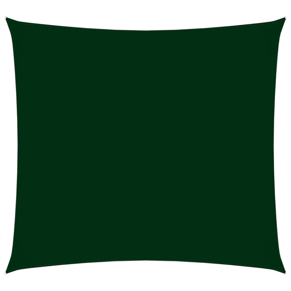 Sunshade Sail Oxford Fabric Square 2x2 m Dark Green