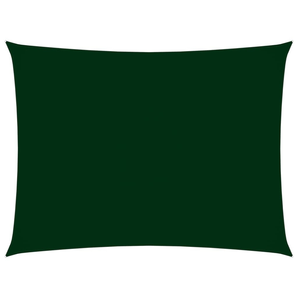 Vidaxl Sunshade Sail Oxford Fabric Rectangular 2X4.5 M Dark Green Patio Shade