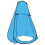 VidaXL Pop Up Shower Tent Blue 3