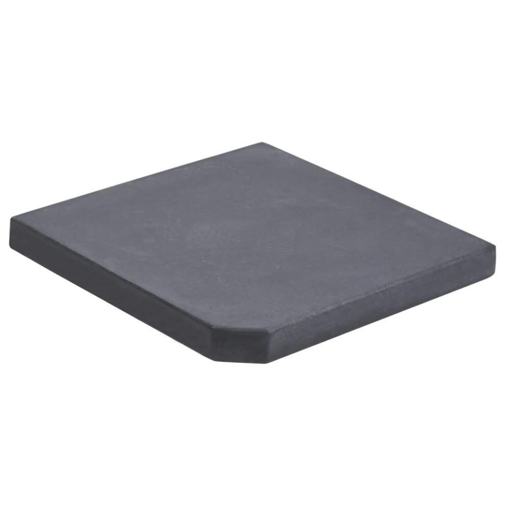 Umbrella Base Black 47x47x4.5 cm Granite