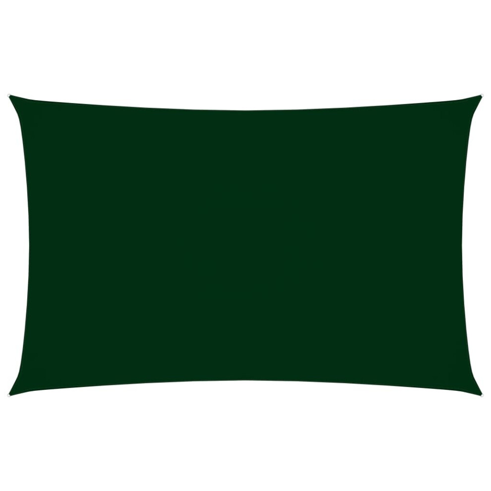 Vidaxl Sunshade Sail Oxford Fabric Rectangular 2.5X5 M Dark Green Patio Shade