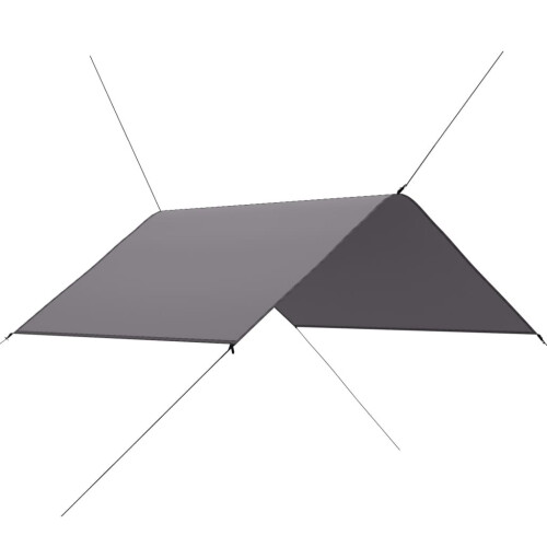 VidaXL Outdoor Tarp 3x2.85 m Grey 1