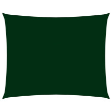 vidaXL Sunshade Sail Oxford Fabric Rectangular 3.5x5 m Dark Green Patio Shade