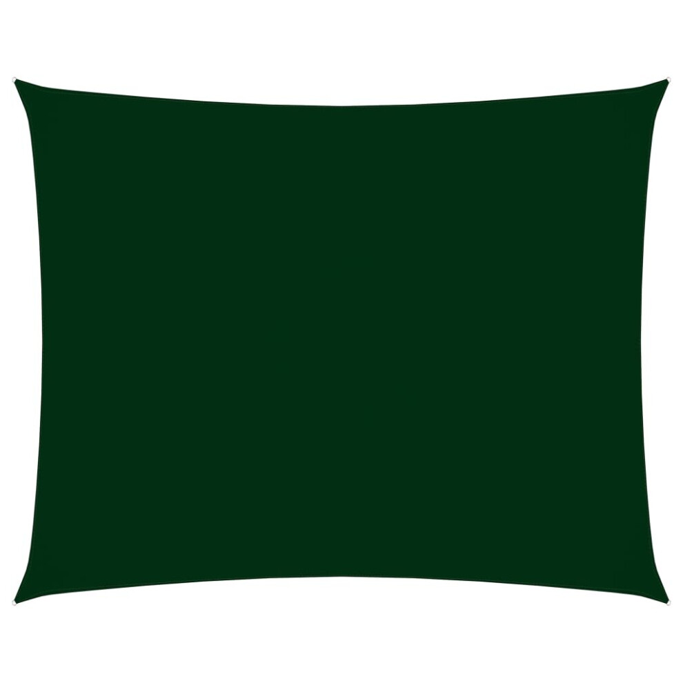 Sunshade Sail Oxford Fabric Rectangular 5x6 m Dark Green