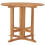 VidaXL vidaXL Solid Teak Wood Folding Dining Table Patio Outdoor Dinner Desk Garden 3