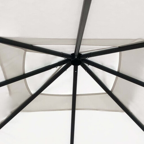 VidaXL vidaXL Pavillon 3x3x2,6 m Creme 160 g/m² 1