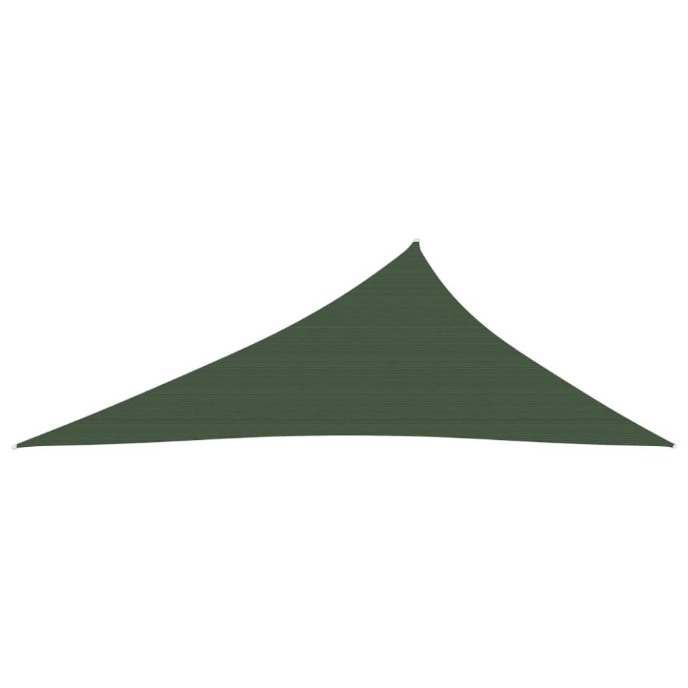 vidaXL Sunshade Sail 160 g/mÂ² Dark Green 4x5x6,8 M HDPE Sunscreen Patio Shade