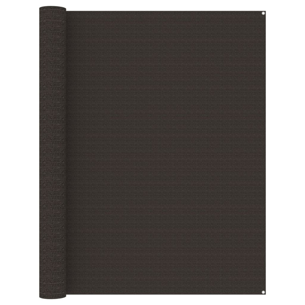 vidaXL Tent Carpet 250x550 cm Brown Camping Tool Outdoor Rug Patio Hiking Mat