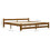VidaXL vidaXL Solid Wood Pine Bed Frame Honey Brown 200x200 cm Bedstead Bed Base 4