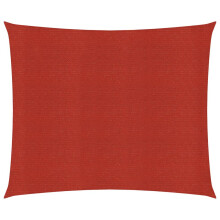 vidaXL Sonnensegel 160 g/m² Rot 3,6x3,6 m HDPE