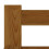 VidaXL vidaXL Solid Wood Pine Bed Frame Honey Brown 200x200 cm Bedstead Bed Base 3