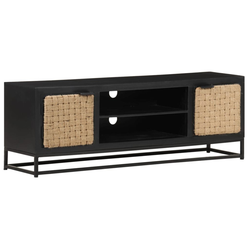 Vidaxl Solid Mango Wood Tv Cabinet Media Unit Standing Lowboard Furniture