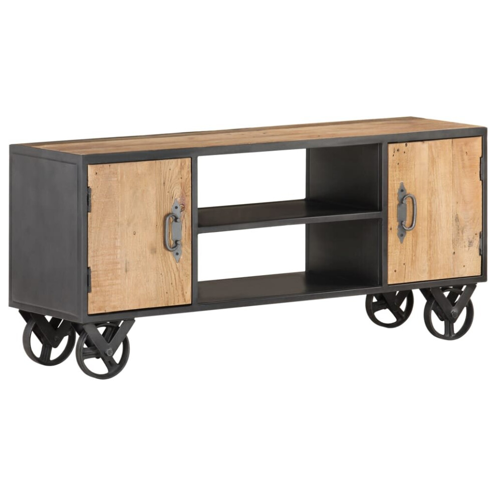 vidaXL TV Cabinet Solid Reclaimed Wood Wooden Lowboard Table Stereo Cabinet