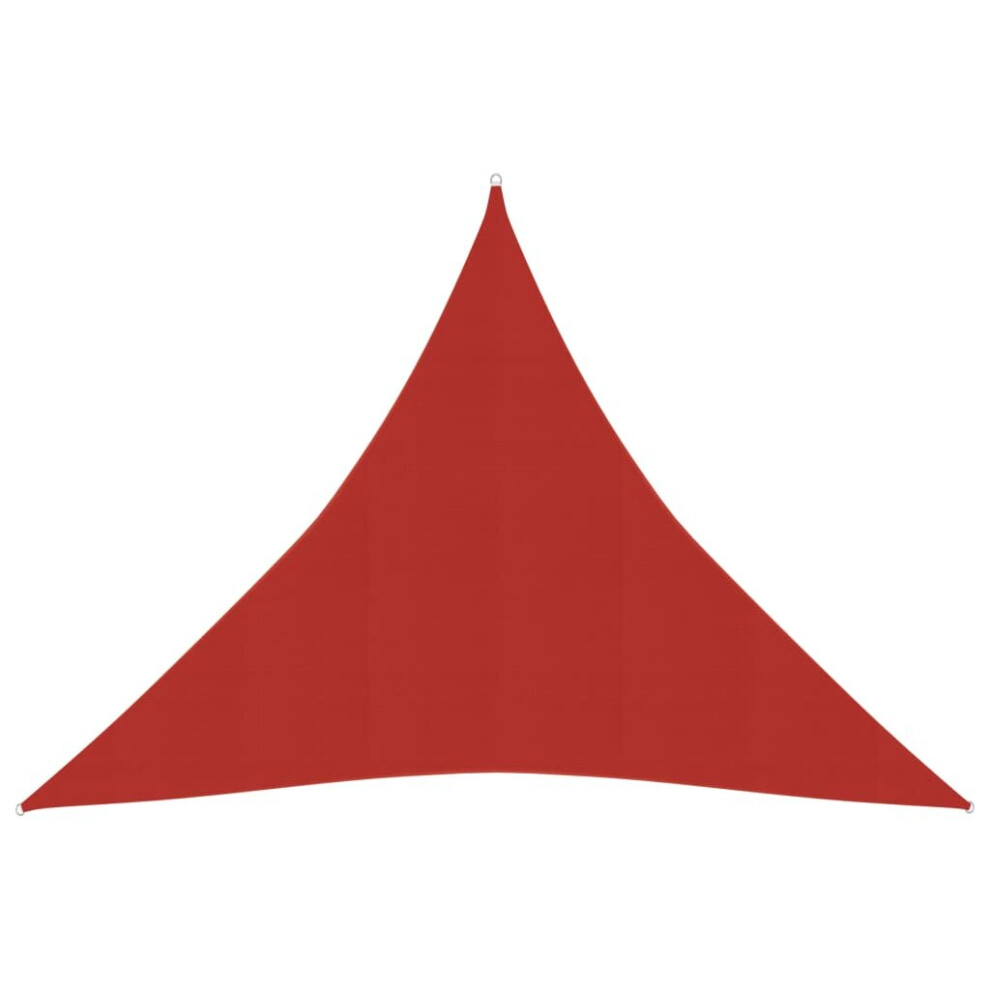 Vidaxl Sunshade Sail 160 G/M² Red 4X4x4 M Hdpe Sunscreen Patio Shade Canopy