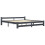 VidaXL vidaXL Solid Wood Pine Bed Frame Dark Grey 200x200 cm Wooden Bedstead Bed Base 2